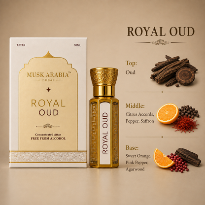 Royal OUD Attar (No Alcohol) 10ML Unisex