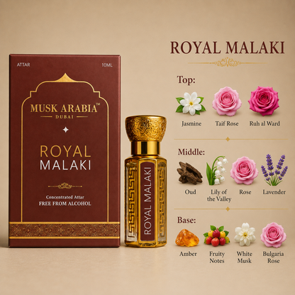 Royal Malaki Attar (No Alcohol) 10ML Unisex